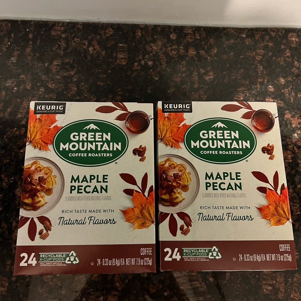 Green Mountain Maple Pecan Keurig K-cups new best by January 2025
